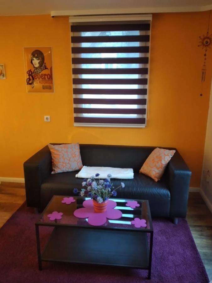 Ferienwohnung "Kunterbunt" Mit Burgblick Und Dachterrasse Monschau Kültér fotó